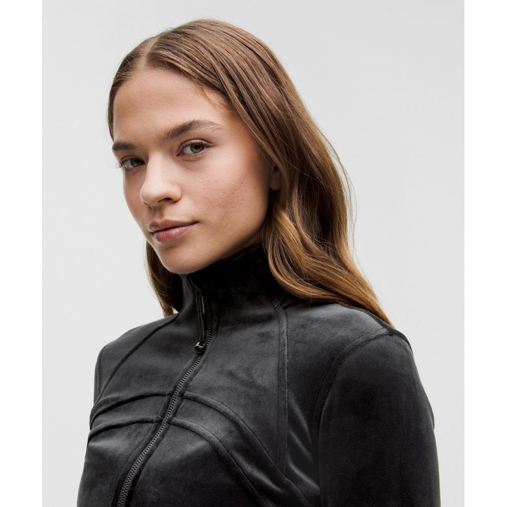 Lululemon Define Jacke Samt Schwarz