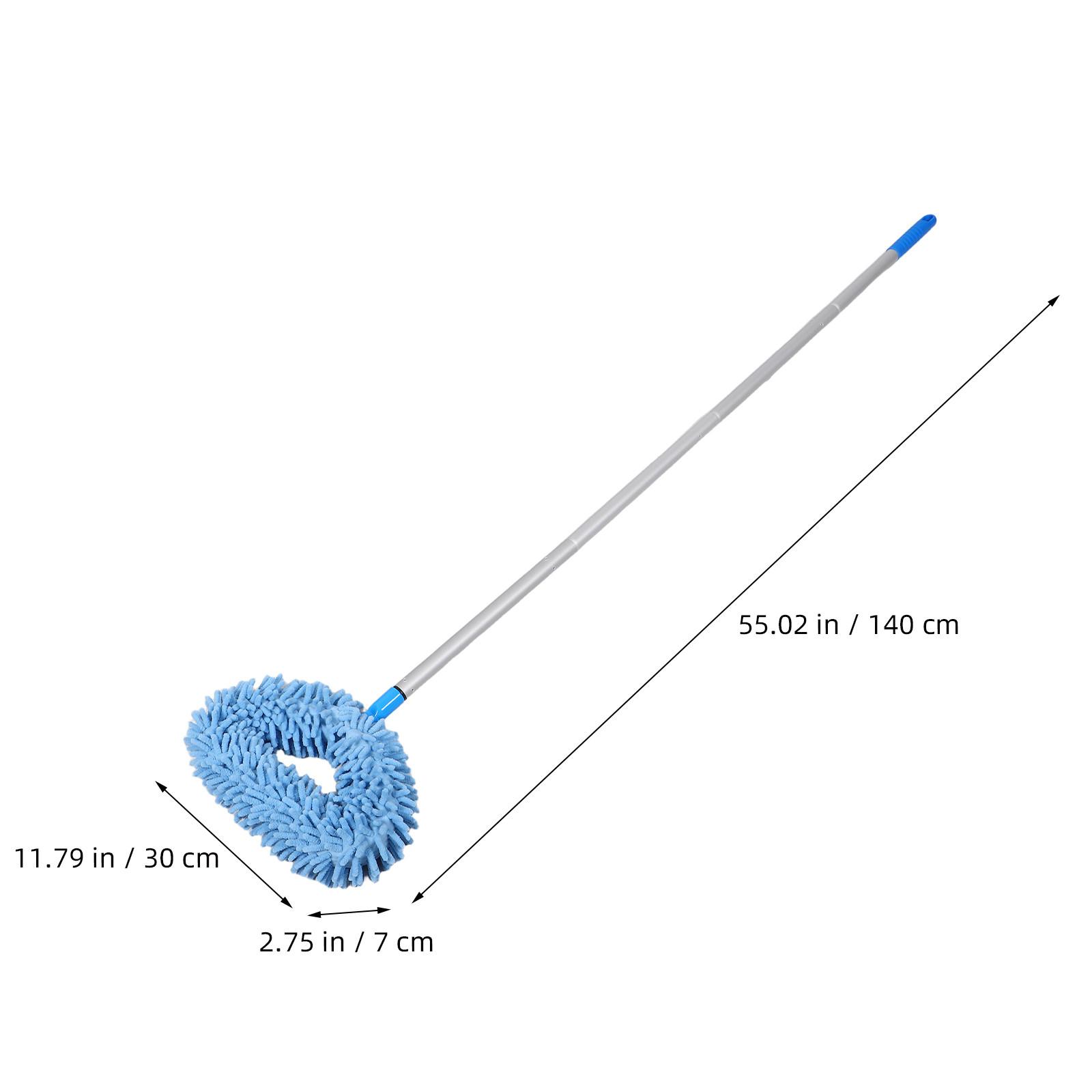 Ceiling Fan Cleaning Brush Dust Cleaner Long Handle Soft Bristles Household Use Efficient Cleaning Accessory Tool синий