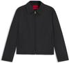 Mid-season Jacket HUGO Cotton Jacket Regular-fit with Waxed Finish - Style Bapo2531 50544628 Black