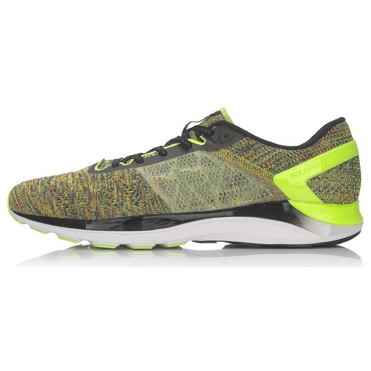 New LiNing Super Light 14 Shock Absorbers Low Top Running Shoes Unisex Neon Green Black ARBM019-1