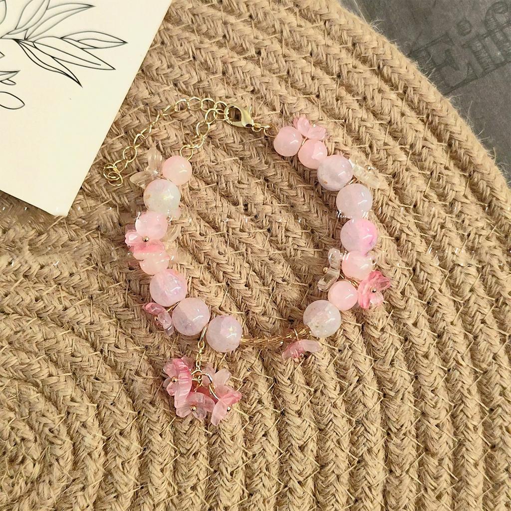 Bijoux en Alliage Collier Pendentif Fleur Bijoux de Poignet Fleur Élégants pour Ajouter une Touche d'Élégance Naturelle à N'importe Quelle Tenue