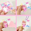 44/84/104pcs Cartoon Guka Cream Gum Boxed Stickers Set for Girls Doll House Transparent Acrylic Sticker DIY Background Board Set