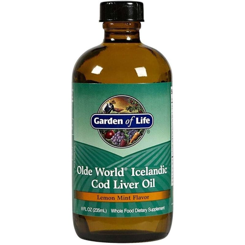 

Garden of Life Icelandic Cod Liver Oil, Lemon Mint Flavor, 8 oz