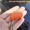 5Pcs Funny Color-Changing Baked Crab Car Pendant Car Decoration Accessories Creative Swing Goose Lobster Keychain Bag Pendant