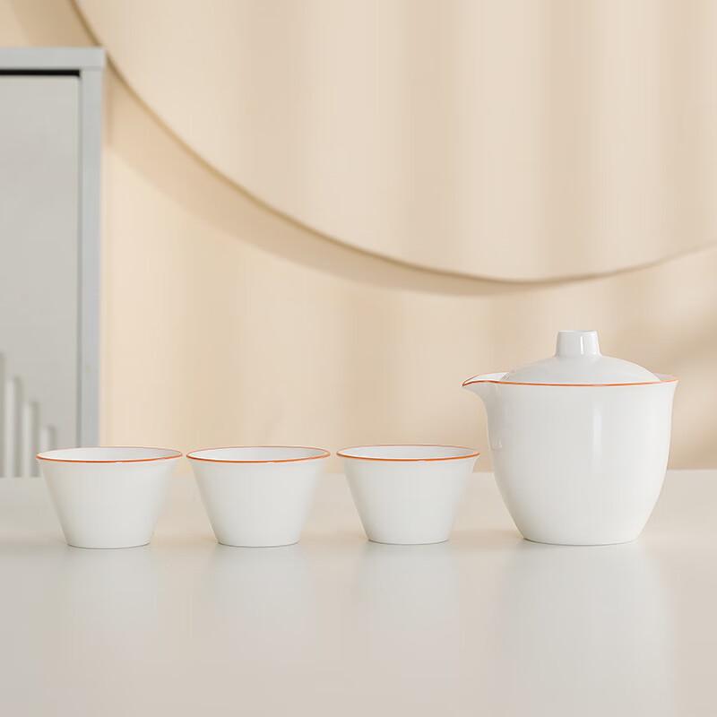 

Portable Ceramic Travel Tea Set Safety Packaging