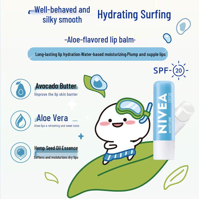 NIVEA Balsam do ust regenerujący 4,8 g