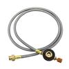 Aluminum Alloy Cylinder Canister Convert Connection Gas Adaptor for Hiking Picnics Camp Stove Gas Adapter Converter