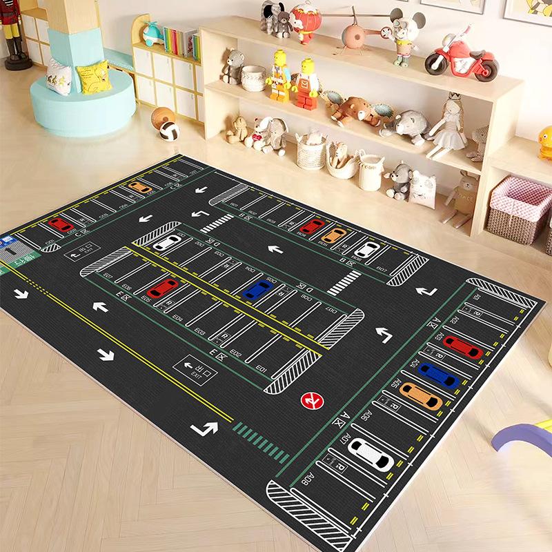 

Мультяшний килимок для раннього розвитку дітей «Чотири пори року», килим з кришталевого повсті для вітальні, прикраса для дому 60*90cm