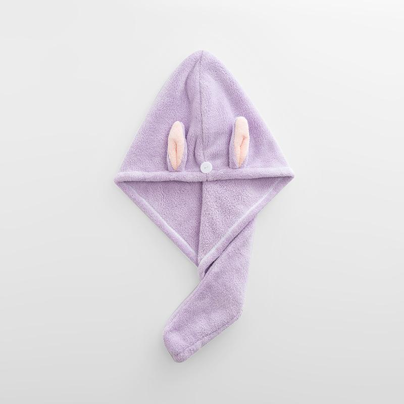 Premium Coral Fleece Quick-Dry Hair Towel Cap - Super Absorbent & Thickened for Women