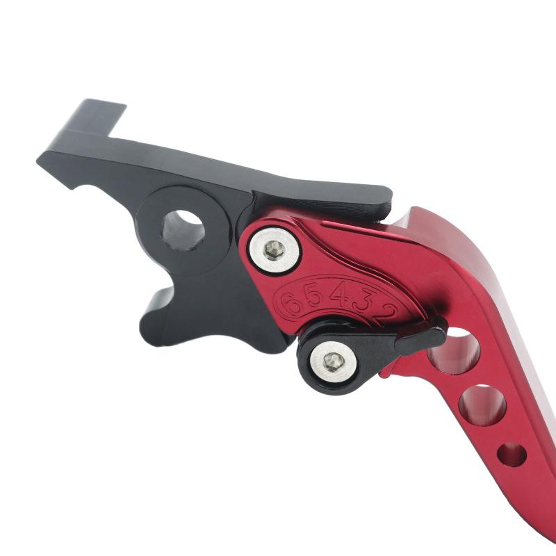 Universal Motorcycle Clutch Brake Handle Alloy Adjustable Brake Drum Lever CNC Dual Disc Brake Handle Pull Rod Brake Horn Handle