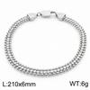 Minimalist Light Luxury Stainless Steel Zircon Chain Set Versatile High end Necklace Bracelet Two Piece Jewelry