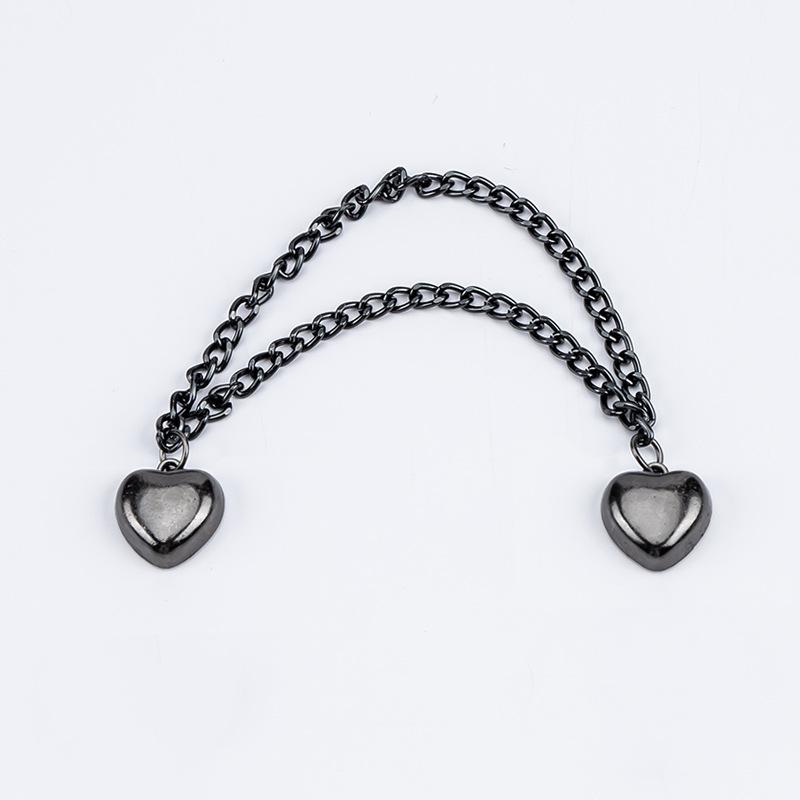 Wielofunkcyjny Magnetyczny Klips do Ubrań z Łańcuszkiem Metalowe Guziki Klips Ubrania Szalik Nogawki Spodni Mankiet Mocujący Magnes Pin