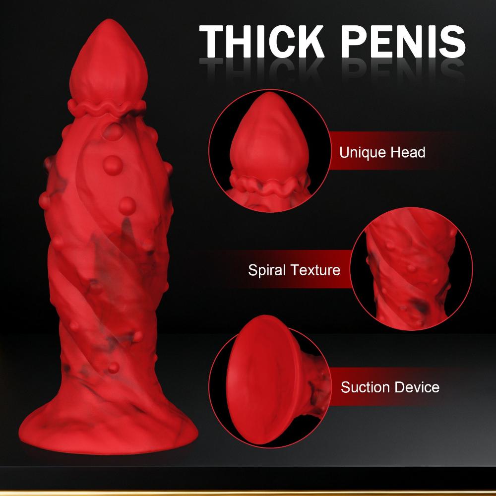 Silicone Anal Plug with Stimulating Beads – Pleasure Toy for Men & Women, Soft & Flexible Adult Intimacy Product