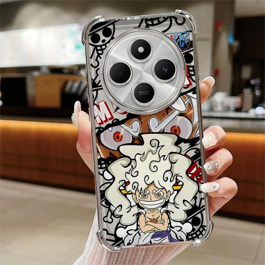 

Anime Ones Pieces Clear Cover Case for Xiaomi Redmi K80 Pro 14C K80 5G A5 A3X A3 13C Redmi A5 4G (171mm)
