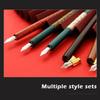 Stainless Steel Tip Dip Pen Kit With Holder Signature Pen Portable Calligraphy Pen  Business