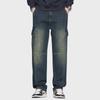 Boys' Retro Multi-Pocket Loose Jeans for Autumn & Winter