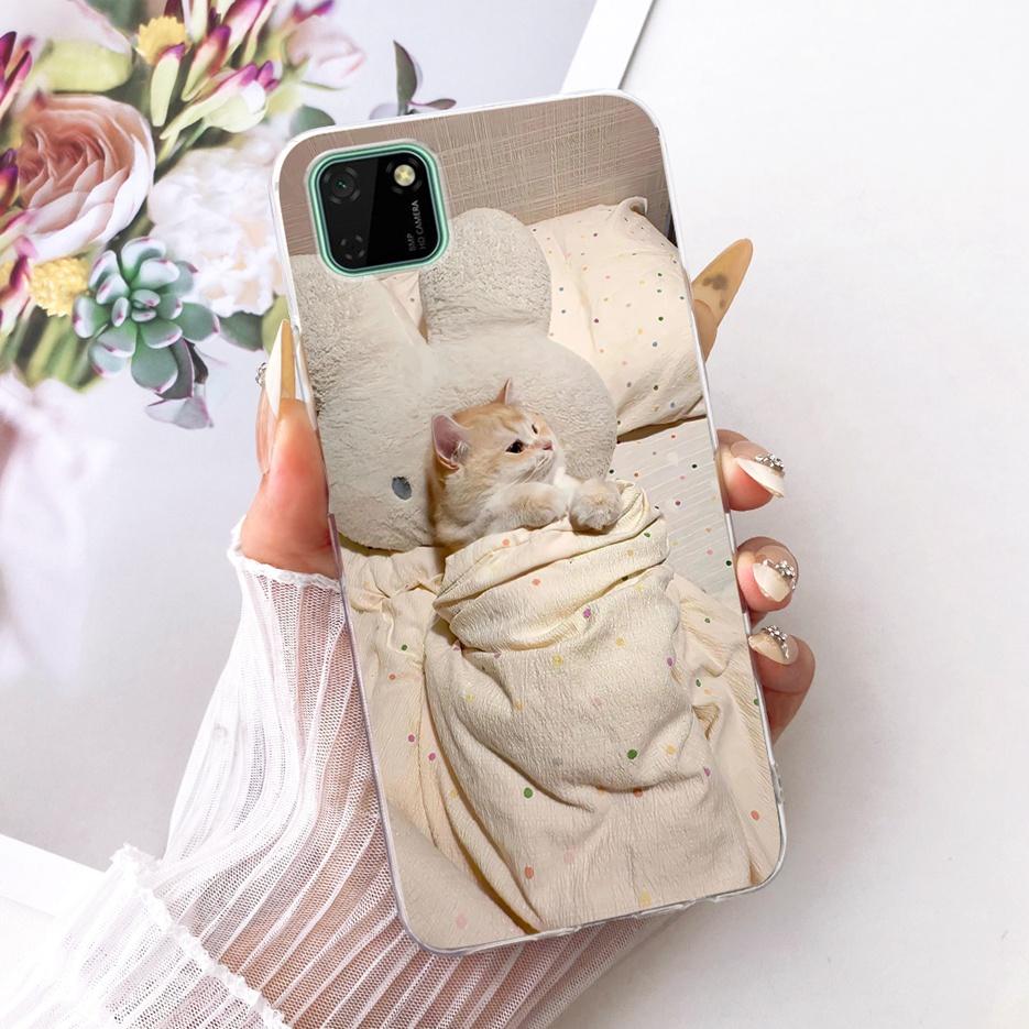 For Huawei Y5p Case DRA-LX9 Cute Lion Fashion Painted Cover Soft Silicone Phone Case For Huawei Y5p Honor 9S Honor9S Fundas Bags