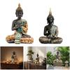 Thai Buddhist Sculpture Resin Craftsmanships Fengshui Decoration Piece Buddhas Statue For Indoor Spiritual Ambiances