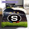 AC Sparta Prag Logo Bettwäsche Steppdecke Set Bettbezug Kissenbezug Heimdekoration Geburtstagsgeschenk (1 Bettbezug + 2 Kissenbezüge, ohne Füllung)