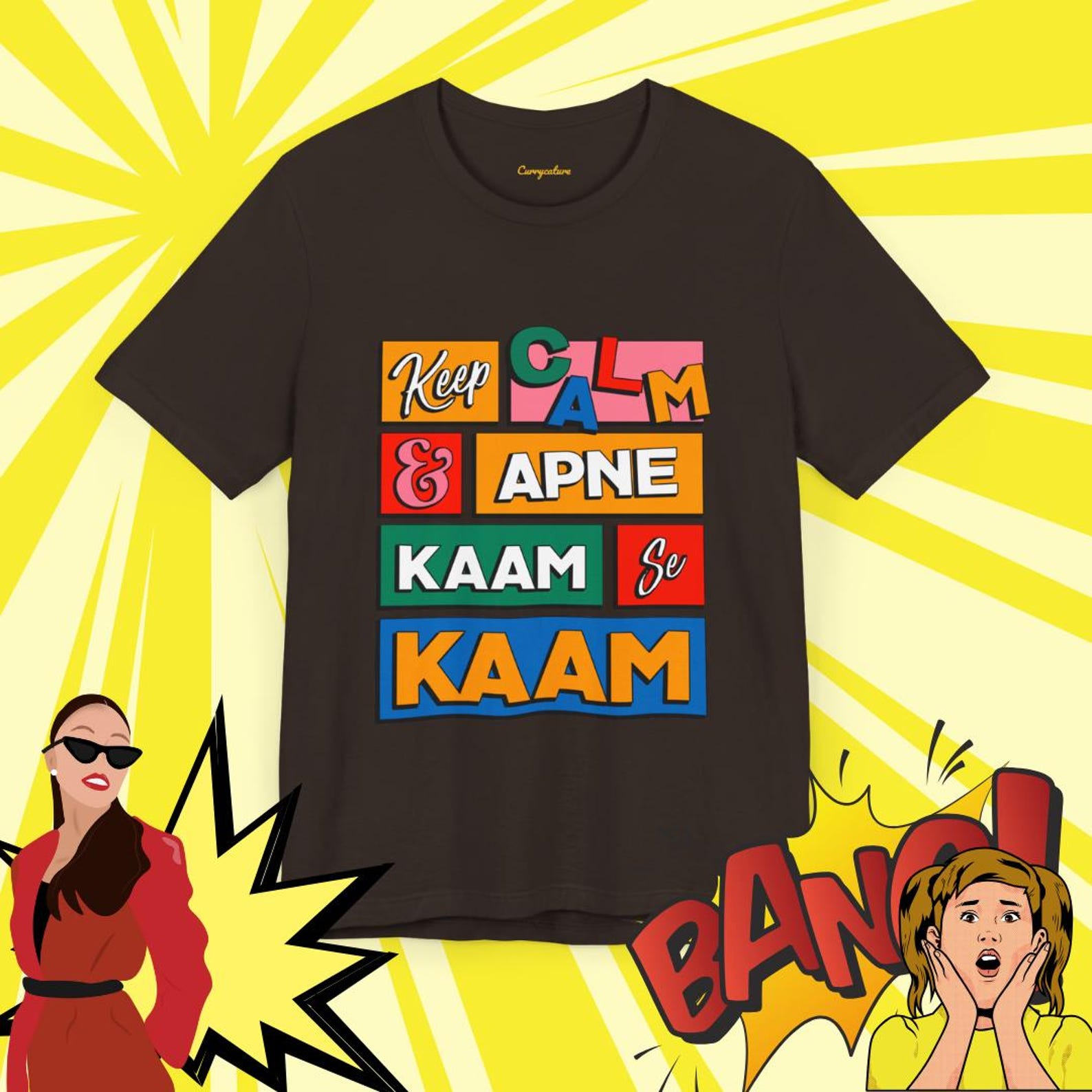 Keep Calm Unisex Graphic Tshirt | Desi tshirt | Indian gifts | South Asian Shirts, Desi Apparel 4XL