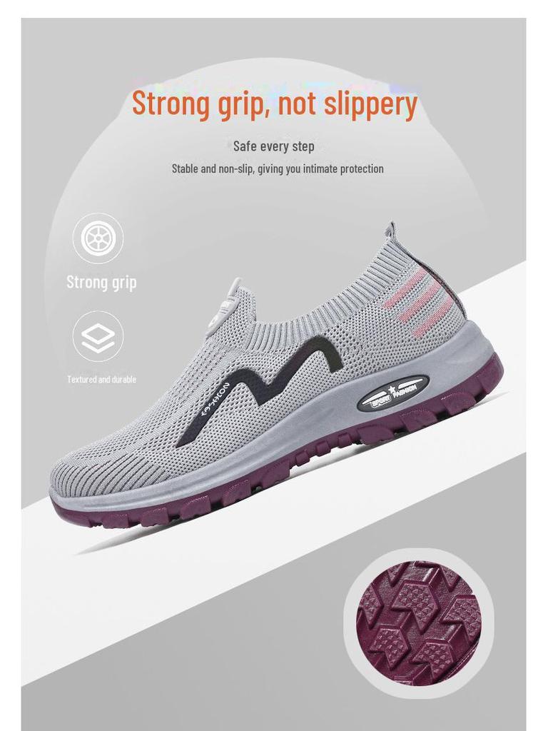 2024 Women's Spring Breathable Slip-On Casual Soft-Soled Shoes