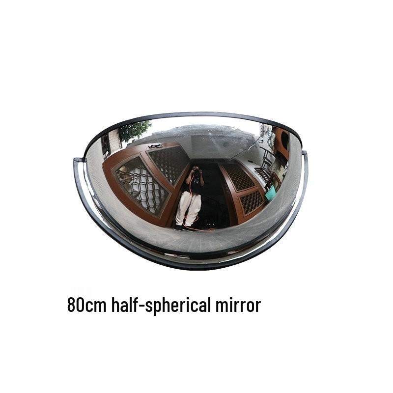 Wide-Angle Convex Mirror for Indoor/Outdoor Corner Parking Lot Use