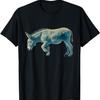 Esel Tierkunst Porträt Wildtiere Natur Esel Liebhaber T-Shirt(1)
