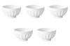 Set of 5 White Lightweight Bowls X Arita Setomonohonpo [13 7.5cm (500cc)] Multi-Purpose Bowls, Ware,