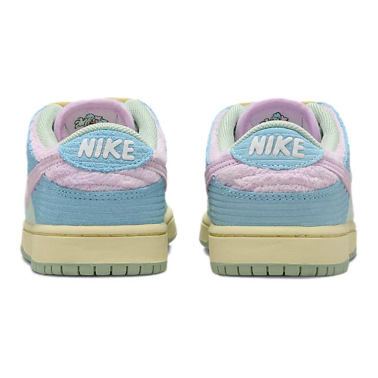 Verdy X Nike Dunk Low SB PS Visty Kids Sneakers Blue Blue-Gaze Light-Arctic-Pink FZ7195-400