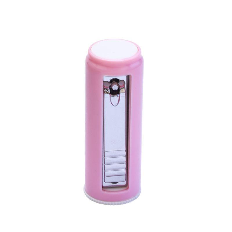 Cylindrical Stainless Steel Nail Clipper Set - 4 Piece Manicure Tools