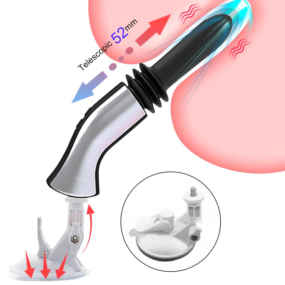 Female Automatic Retractable Dildo Masturbator G-Spot Vagina Anal Insertion Penis Adult Female Sex