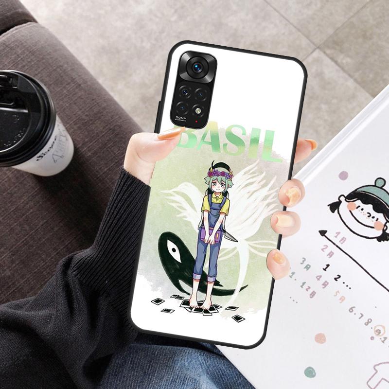 Omori Case For Xiaomi Redmi Note 11 10 9 8 12 Pro 10S 11S 12S Cover For Redmi 9 10 10A 9C 10C 12C