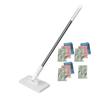 Mini Portable Flat Mop Compact Size Lightweight RV Mop Home Kitchen Bathroom Small Space Cleaning Tool