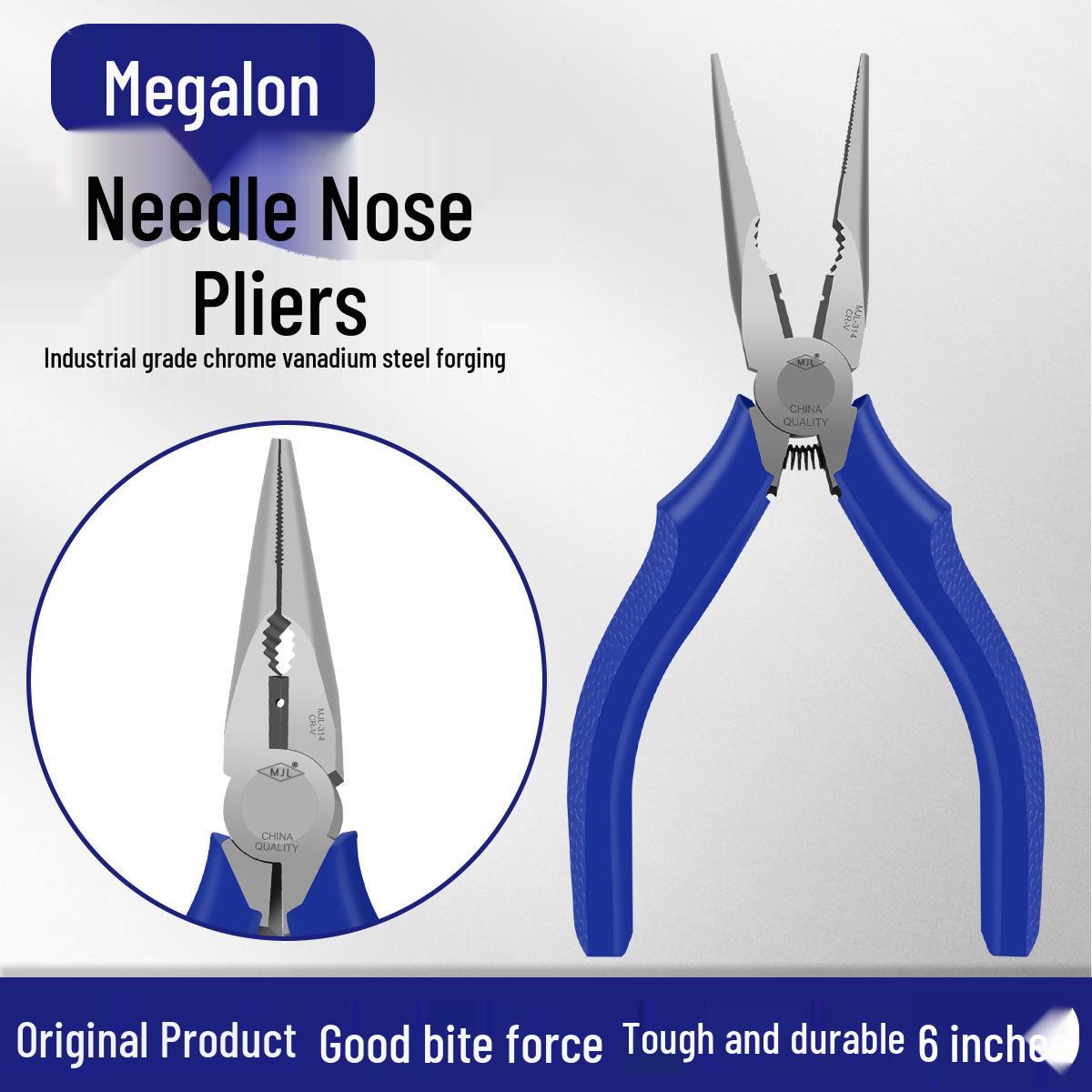 Meijialong MJL-314 Industrial Electrician 6  Needle-Nose Cutting Pliers