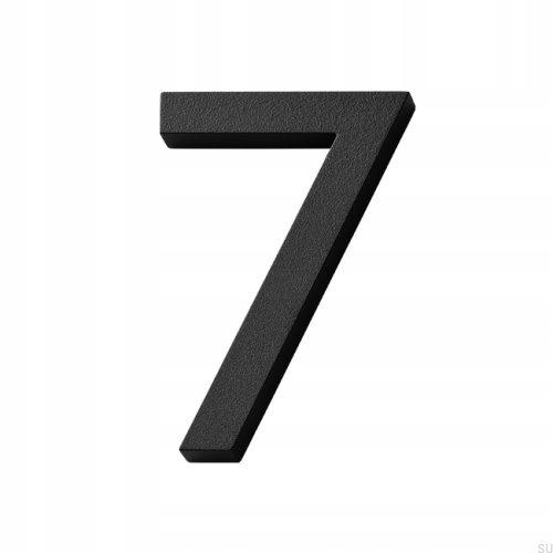 Black Plastic Number 200mm 4