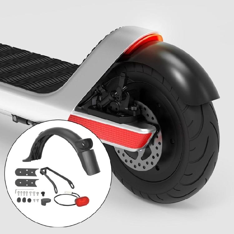 Scooter Rear Mudguard Scooter Mudguard Brackets Electric Scooter Tire Splash Mudguard with Rear Taillight for M365 Part