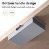 2Pcs Plastic Adhesive Under Cabinet Storage Boxes Under Desk Drawer Organizers Household Organization Tool