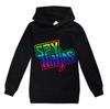 Nye Spy Ninjas Børnetøj Bomuld Hættetrøje Streetwear Sweatshirt Tegneserie Pullover Hip Hop Teenager Drenge Piger Tøj