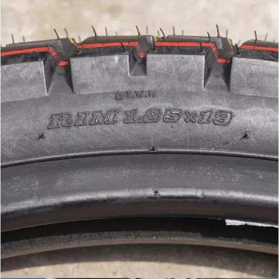 Anvelope pentru motociclete off-road, față 80/100-19, spate 120/90-16, anvelope interioare și exterioare cu profil mare tip „carapace de broască”