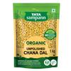 TATA Sampann Organic Unpolished Chana Dal 1kg High Protein Fibre-Rich Pulses For Healthy Meals And Delicious Everyday Cooking