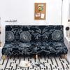 Armless Sofa Cover, Fully Enclosed Integrated Sofa Cover, Foldable Sofa Bed Cover, Fabric, Double and Triple Bed, Dust-proof