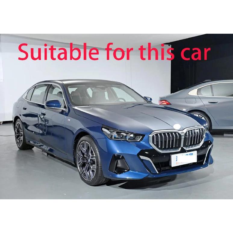 For BMW 5 Series  2024 2025 Car Accessories Carbon Fiber Style Tail door cover Switch Button Control Panel Cover Trim Bezel