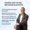Bluetooth neck hanging binaural in ear neck hanging hearing aid