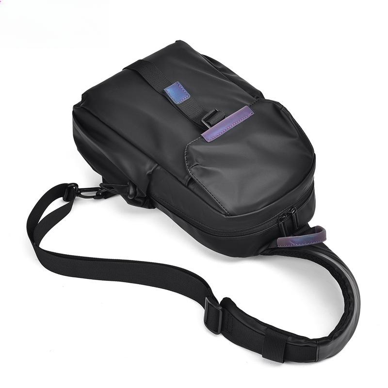 Fashionable Men's One-shoulder Crossbody Bag High-end Lightweight Waterproof Chest Bag Travel Chest Bag Casual Women's Trendy Shoulder Bag