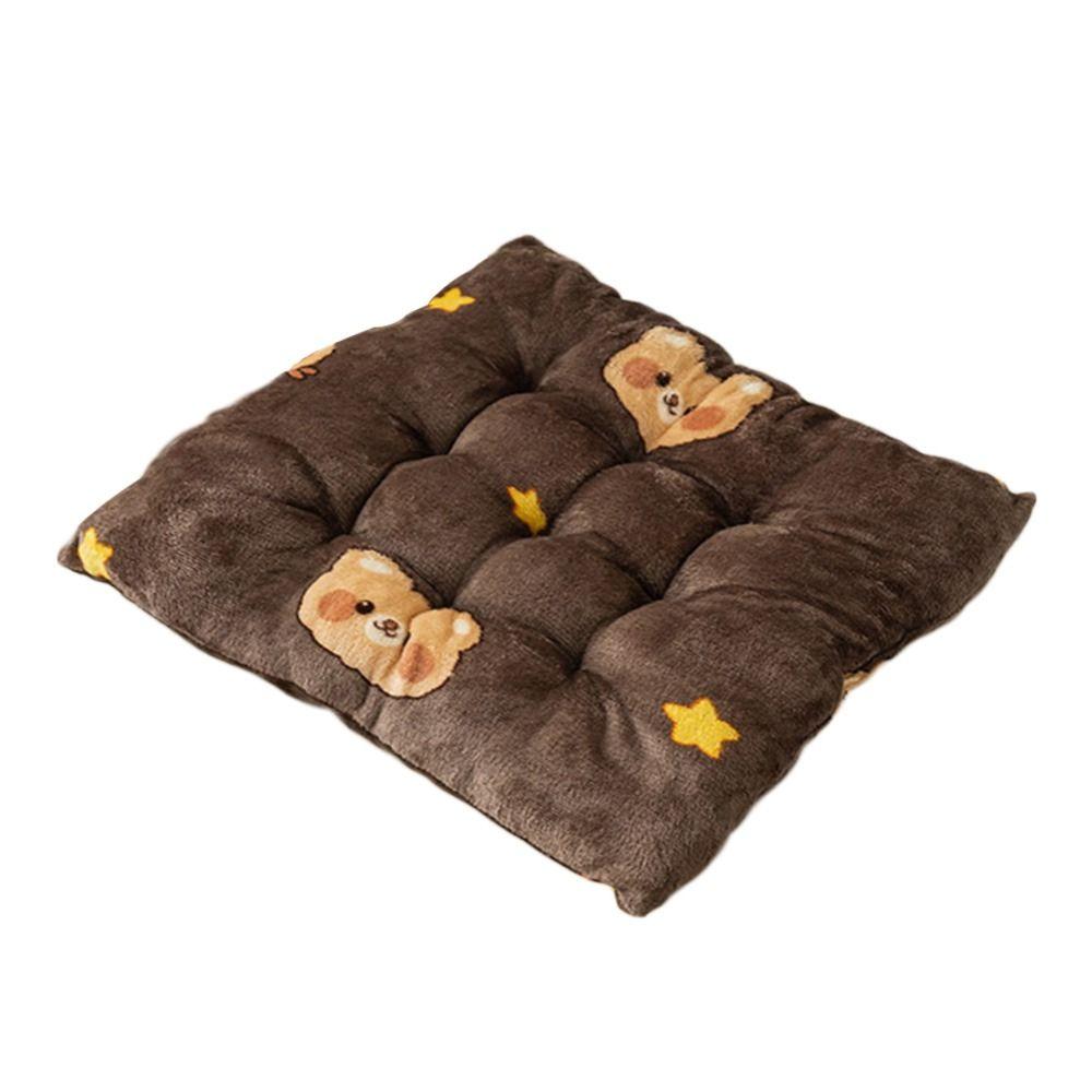 Cartoon Chair Pad Plush Stool Cushion Portable Floor Pillow  for Home&Office