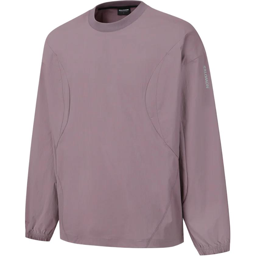 Salomon Slate Rock Unisex Crew Neck Loose Long Sleeve Sweatshirt Unisex sweatshirt C30701