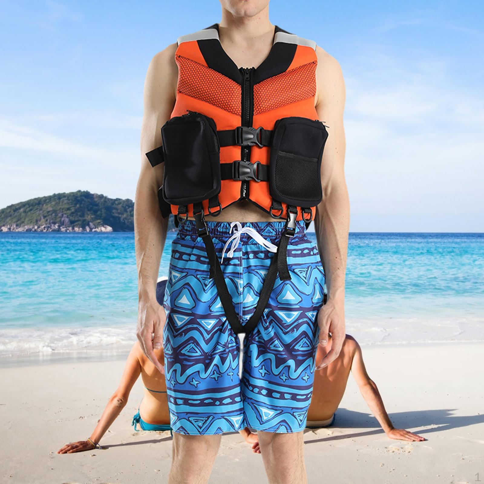 

Спасательный жилет для рыбалки, удобный жилет для каякинга, водных видов спорта, рыбалки 2XL