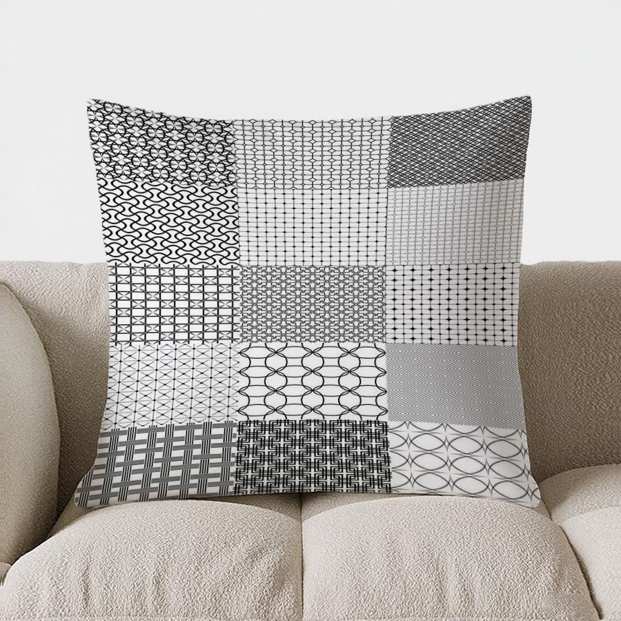 Heimdeko Geometrisches Muster Dekokissen Muster Kissenbezug Geeignet für Sofa Schlafzimmer Auto Kissenbezug