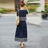 Summer New Top Slim and Thin High Waist Skirt Embroidered Flower Two-piece Suit Skirt Women