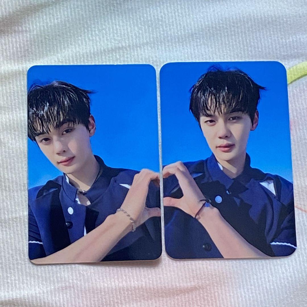 

[USED] ZB1 Kim Gyubin Sanok Pre-recorded SWEAT Korea Trading Cards x 2